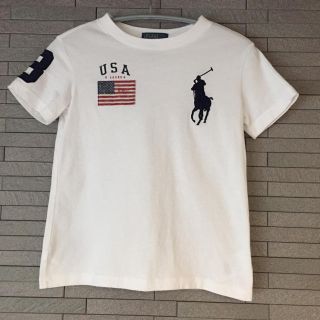 ポロラルフローレン(POLO RALPH LAUREN)の極美品♡ラルフローレン フラッグTシャツ 4T(Tシャツ/カットソー)