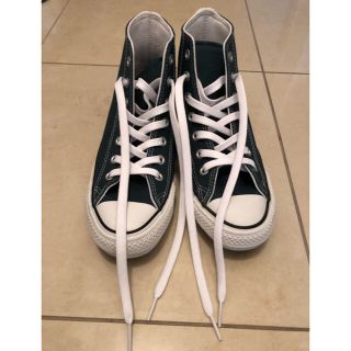 コンバース(CONVERSE)のコンバース ハイカット chucktaylor グリーン 24.5(スニーカー)