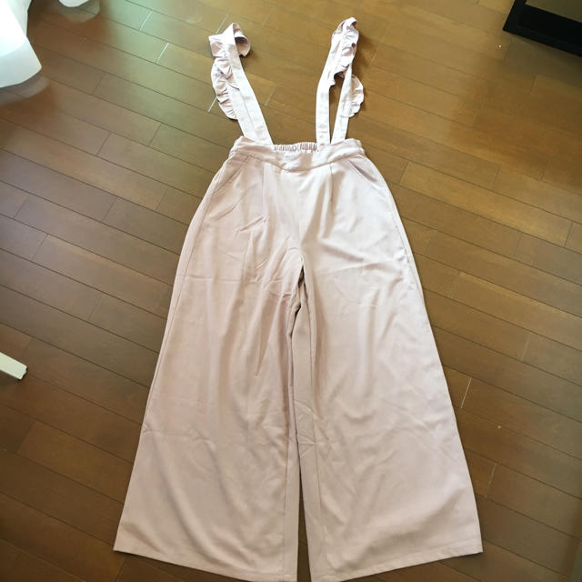 夢展望(ユメテンボウ)の夢展望  ワイドパンツ pink レディースのパンツ(サロペット/オーバーオール)の商品写真