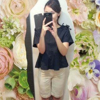 アンタイトル(UNTITLED)の♡UNTITLED♡ホワイトハーフパンツ(ハーフパンツ)