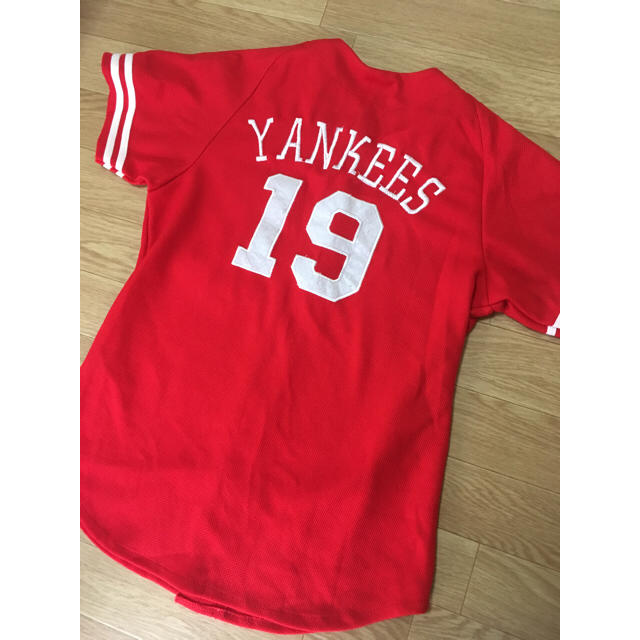 ヤンキース ベースボールシャツ レディースのトップス(シャツ/ブラウス(半袖/袖なし))の商品写真