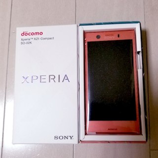 ソニー(SONY)の新品 docomo Xperia XZ1 Compact SO-02K Pink(スマートフォン本体)