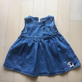 ジンボリー(GYMBOREE)のGYMBOREE デニムワンピース 18〜24mos(ワンピース)