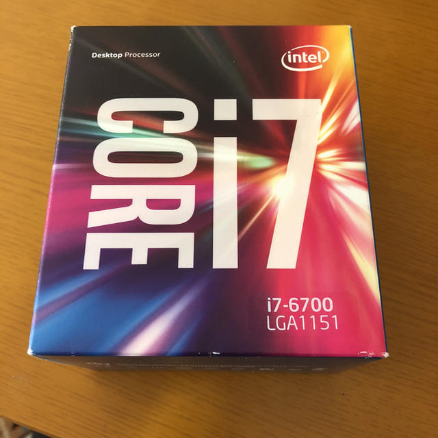 INTELECTION(インテレクション)のIntel i7 6700 LGA1151 中古品  スマホ/家電/カメラのPC/タブレット(PCパーツ)の商品写真