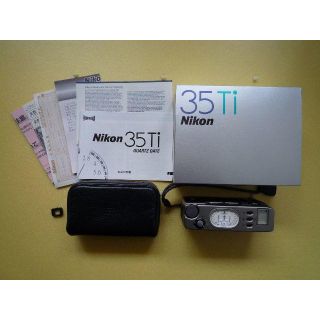 ニコン(Nikon)の【極美品】☆完品☆Nikon ニコン 35Ti チタン コンパクトカメラ(フィルムカメラ)