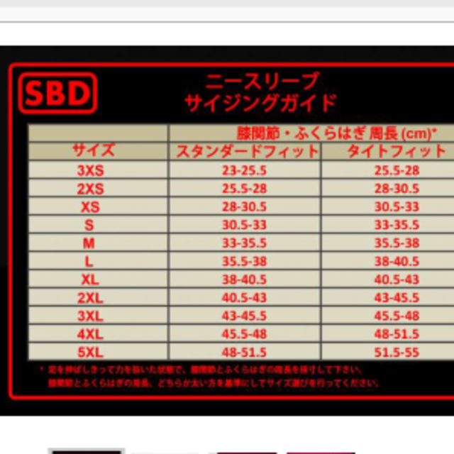 SBD ニースリーブ M 膝サポーターの通販 by ra's shop｜ラクマ