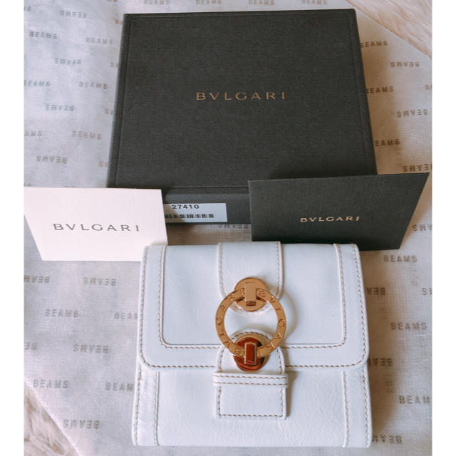 新品 BVLGARI 二つ折り財布