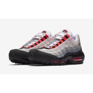 ナイキ(NIKE)のNIKE/air max95 og/solar red/24cm(スニーカー)