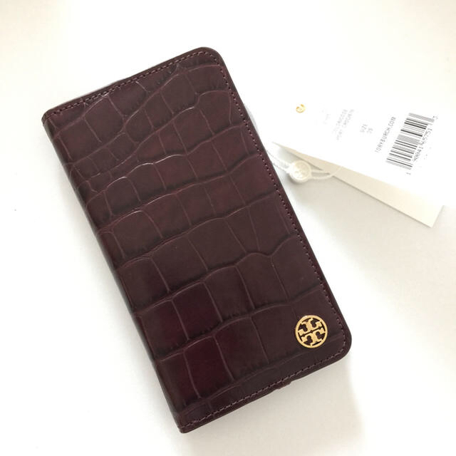 Tory Burch(トリーバーチ)のTory Burch クロコダイル iphone7 ケース ブラウン スマホ/家電/カメラのスマホアクセサリー(iPhoneケース)の商品写真