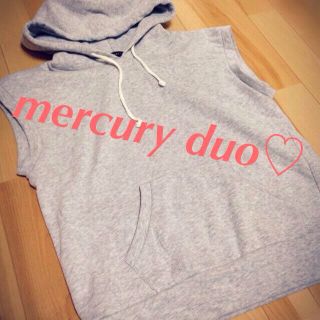 マーキュリーデュオ(MERCURYDUO)のmercury♡フリース地パーカー(パーカー)