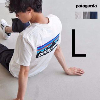 パタゴニア(patagonia)の完売新品サイズL白パタゴニアJPサイズXL P6 ロゴ コットン入手困難Tシャツ(Tシャツ/カットソー(半袖/袖なし))