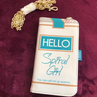 スパイラルガール(SPIRAL GIRL)の【値下げしました】spiral girl スマホケース(iPhoneケース)
