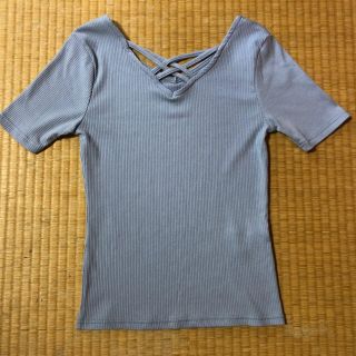 コルザ(COLZA)の⚠︎ 10日までの出品 C･O･L･Z･A クロスデザイントップス(カットソー(半袖/袖なし))