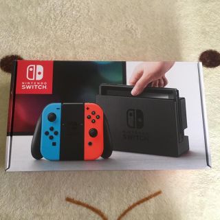 ニンテンドースイッチ(Nintendo Switch)の新品☆送料込み☆ニンテンドースイッチ ネオンブルー ネオンレッド 本体(携帯用ゲーム機本体)