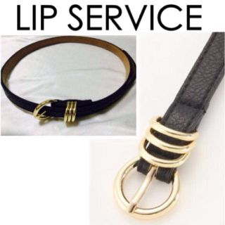 リップサービス(LIP SERVICE)のLIP SERVICE リング細ベルト (ベルト)