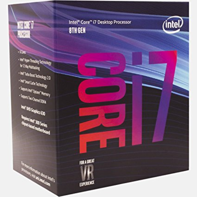 Intel CPU Core i7-8700 3.2GHz  未開封品