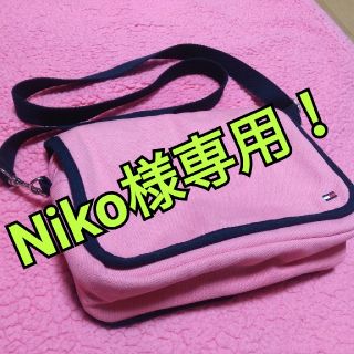 トミーヒルフィガー(TOMMY HILFIGER)のNiko様専用！　トミーヒルフィガー バッグ ショルダー KIDS ピンク 紺 (ショルダーバッグ)