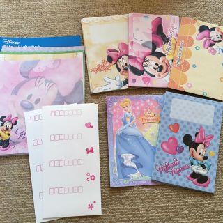 ディズニー(Disney)のレターセット 封筒 便箋 ミニー ディズニー ディズニープリンセス(カード/レター/ラッピング)