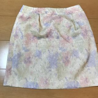 プロポーションボディドレッシング(PROPORTION BODY DRESSING)の花柄スカート(ミニスカート)