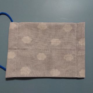 マスク★ハンドメイド★小学生★グレー (外出用品)