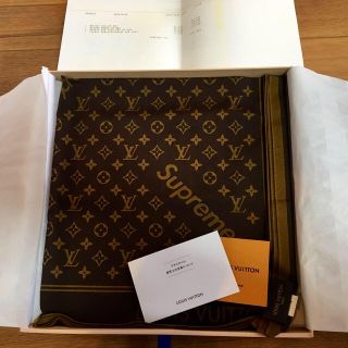 シュプリーム(Supreme)のsupreme Louis vuitton スカーフ 新品(バンダナ/スカーフ)