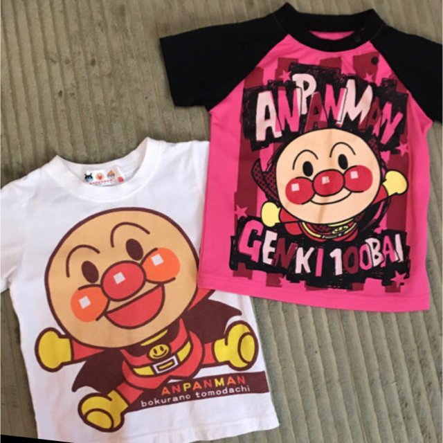 BANDAI(バンダイ)のアンパンマン 2枚セット 90 キッズ/ベビー/マタニティのキッズ服男の子用(90cm~)(Tシャツ/カットソー)の商品写真