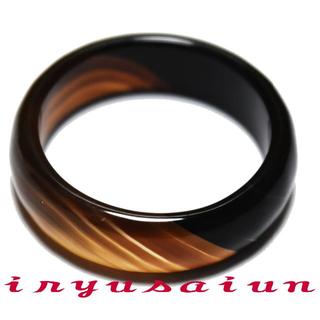 天然石瑪瑙（メノウ）リング （15号）男女兼用 メンズ・レディース指輪UT105(リング)