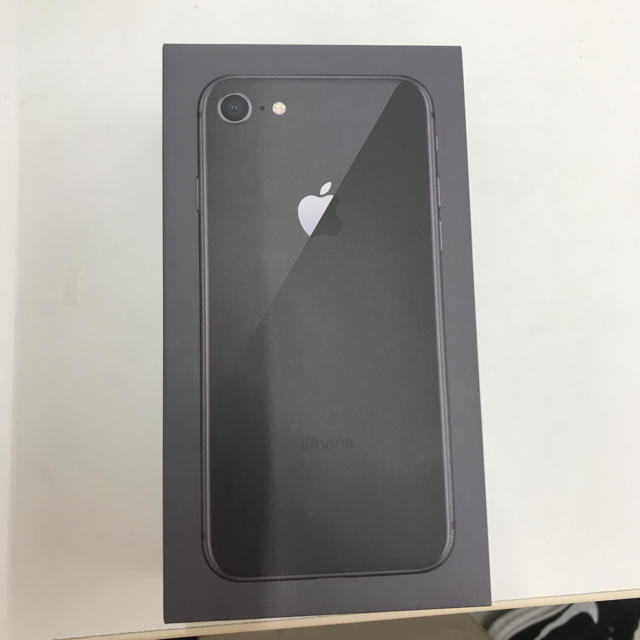 iPhone - ぽち【新品未使用】iPhone8 64GB スペースグレー simフリー