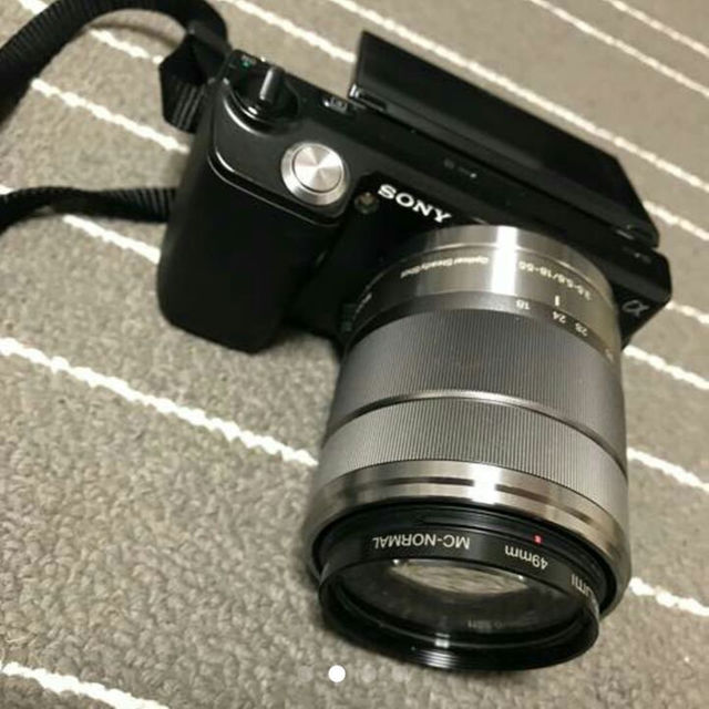 SONY - ゆーとん様専用【極上美品】NEX-5 レンズキットブラックソニーデジカメ一眼レフの通販 by るーく's shop｜ソニーならラクマ