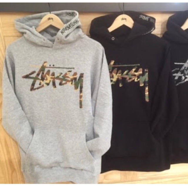 STUSSY(ステューシー)のstussy camo stock rim hoodie 迷彩 パーカー カモ メンズのトップス(パーカー)の商品写真