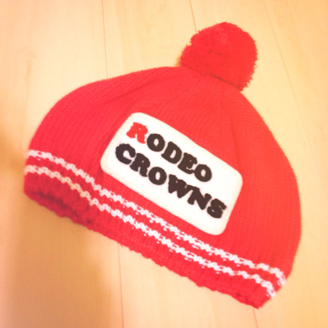 RODEO CROWNS(ロデオクラウンズ)のロデオ☆ニットキャップ レディースの帽子(ニット帽/ビーニー)の商品写真