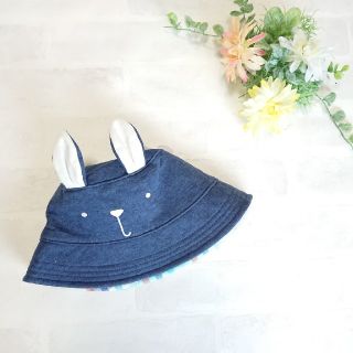 ベビーギャップ(babyGAP)のbabyGAP☆ベビーギャップ うさぎ耳 ハット 帽子 新品 新作 48cm (帽子)