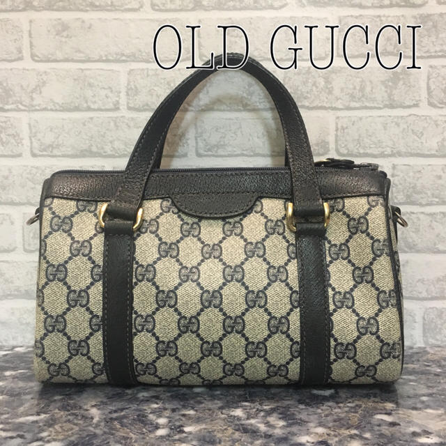 オールドグッチ GUCCI かわいい ミニ ボストンバッグ ヴィンテージ