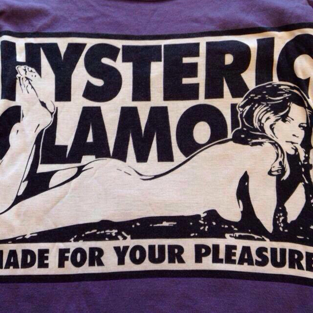 HYSTERIC GLAMOUR(ヒステリックグラマー)の値下げヒステリックグラマーパープルロンT レディースのトップス(カットソー(長袖/七分))の商品写真