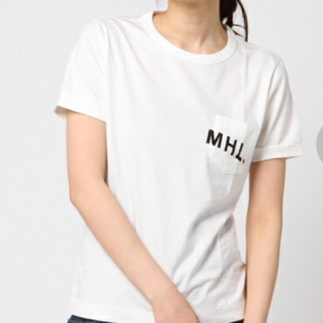 MARGARET HOWELL(マーガレットハウエル)のMHL Tシャツ 白 レディースのトップス(Tシャツ(半袖/袖なし))の商品写真