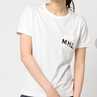 マーガレットハウエル(MARGARET HOWELL)のMHL Tシャツ 白(Tシャツ(半袖/袖なし))