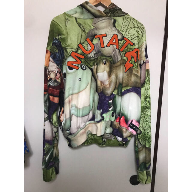 OFF-WHITE(オフホワイト)のP.A.M FROG パーカー GR8 Mサイズ 完売品 タグ付き メンズのトップス(パーカー)の商品写真