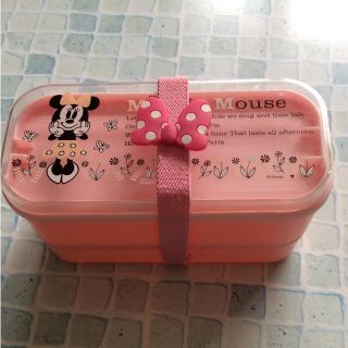 ディズニー(Disney)のミニーマウス 弁当箱❣️保冷バッグ付(弁当用品)