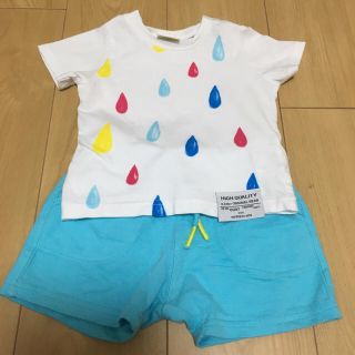 ベベ(BeBe)のebabyのTシャツとZARA babyのショートパンツ セット売り(Ｔシャツ)