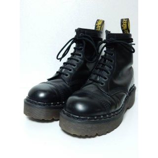 ドクターマーチン(Dr.Martens)の美品！英国製！ドクターマーチンUK7クレイジーボム氷室京介甲本ヒロト厚底きゃりー(ブーツ)