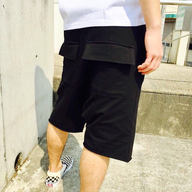 スウェット サルエル ハーフパンツ supreme×mnml×FOG系☆の通販 by ...