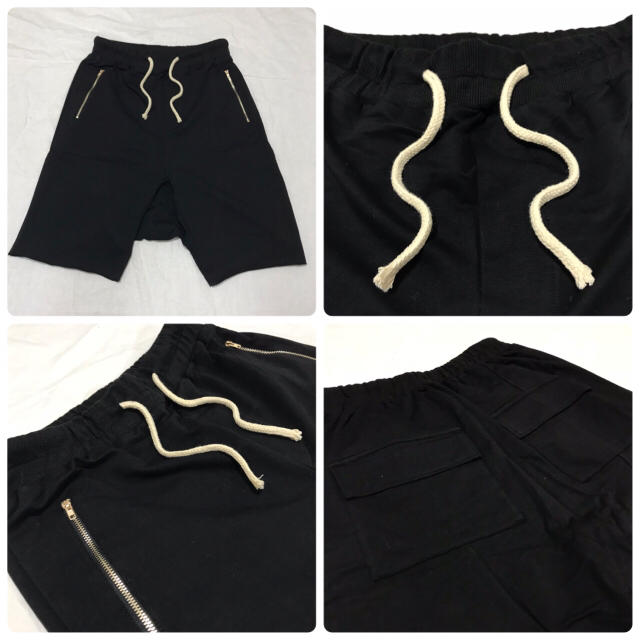 スウェット サルエル ハーフパンツ supreme×mnml×FOG系☆の通販 by ...