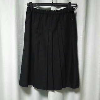 ニッセン(ニッセン)の３L 黒プリーツスカート(７月末に処分します)(ひざ丈スカート)