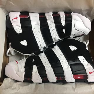 ナイキ(NIKE)のNIKE AIR MORE UPTEMPO 26.5cm ゼブラ(スニーカー)