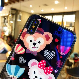 シェリーメイ(シェリーメイ)のダッフィー＆シェリーメイ❤︎ 鏡面 iPhone7/8ケース(iPhoneケース)