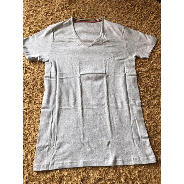 Paul Smith(ポールスミス)のポールスミス　アンダーシャツ　LL　グレー　綿１００％　Vネック メンズのトップス(Tシャツ/カットソー(半袖/袖なし))の商品写真