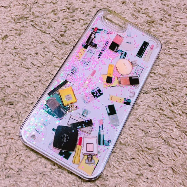 ♡iPhone6/6s用ケース♡コスメアイテム柄♡ホログラムラメ♡ の通販 by めるてぃ's shop｜ラクマ