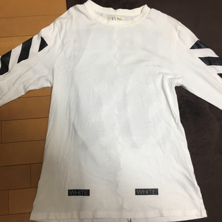 オフホワイト(OFF-WHITE)のオフ ホワイト off white ロンT(Tシャツ/カットソー(七分/長袖))