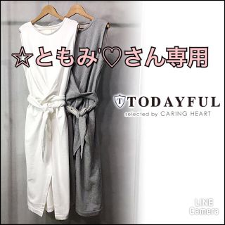 トゥデイフル(TODAYFUL)のスウェットワンピース (TODAYFUL)(ひざ丈ワンピース)