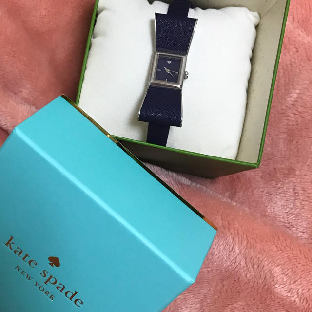 kate spade new york 腕時計 ネイビー ※電池切れ